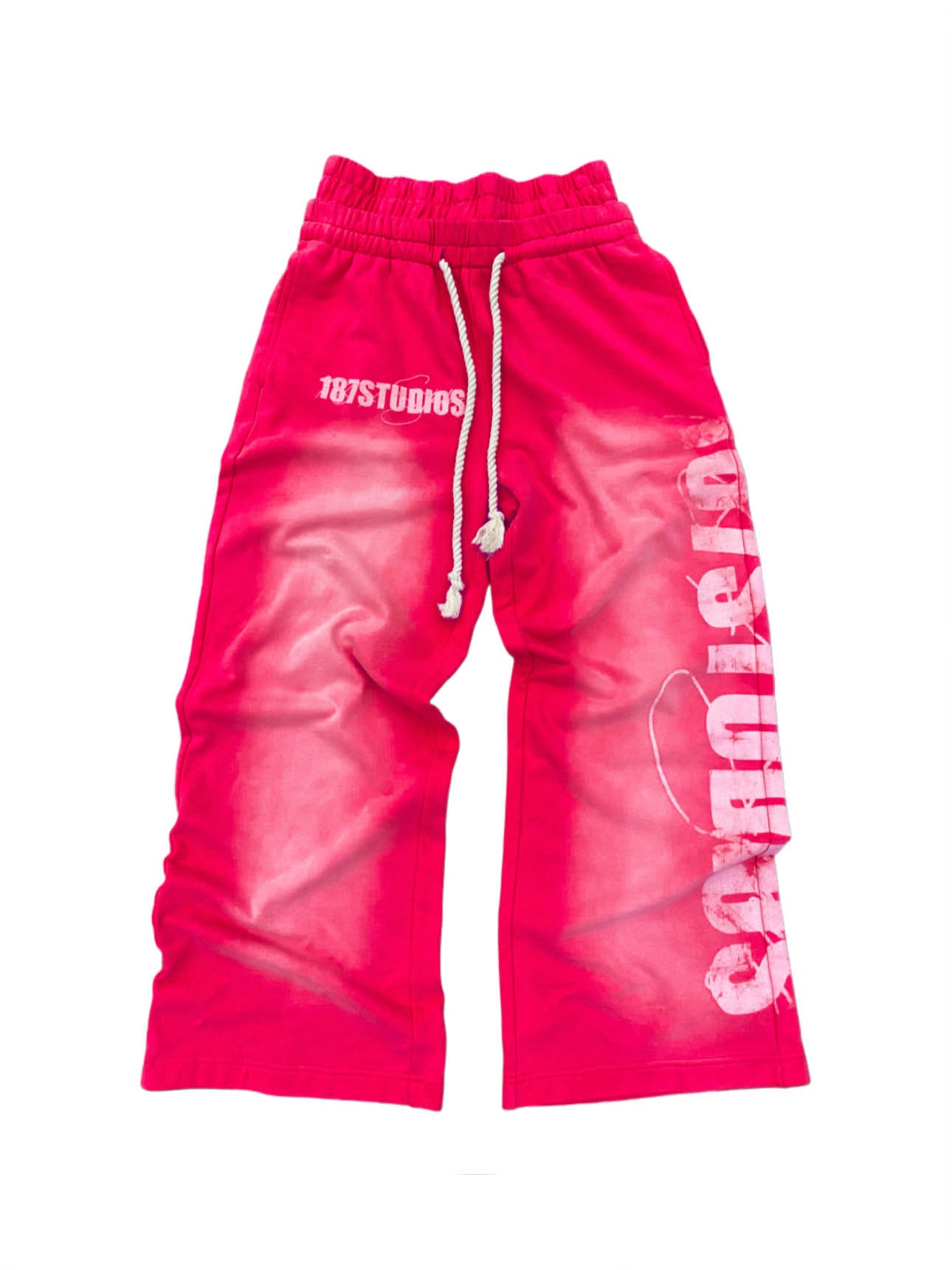 Crimson Double Waisted Sweats
